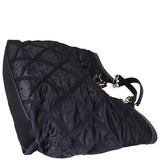 Chanel CC Nylon Maxi Shopping Tote Corner Distance