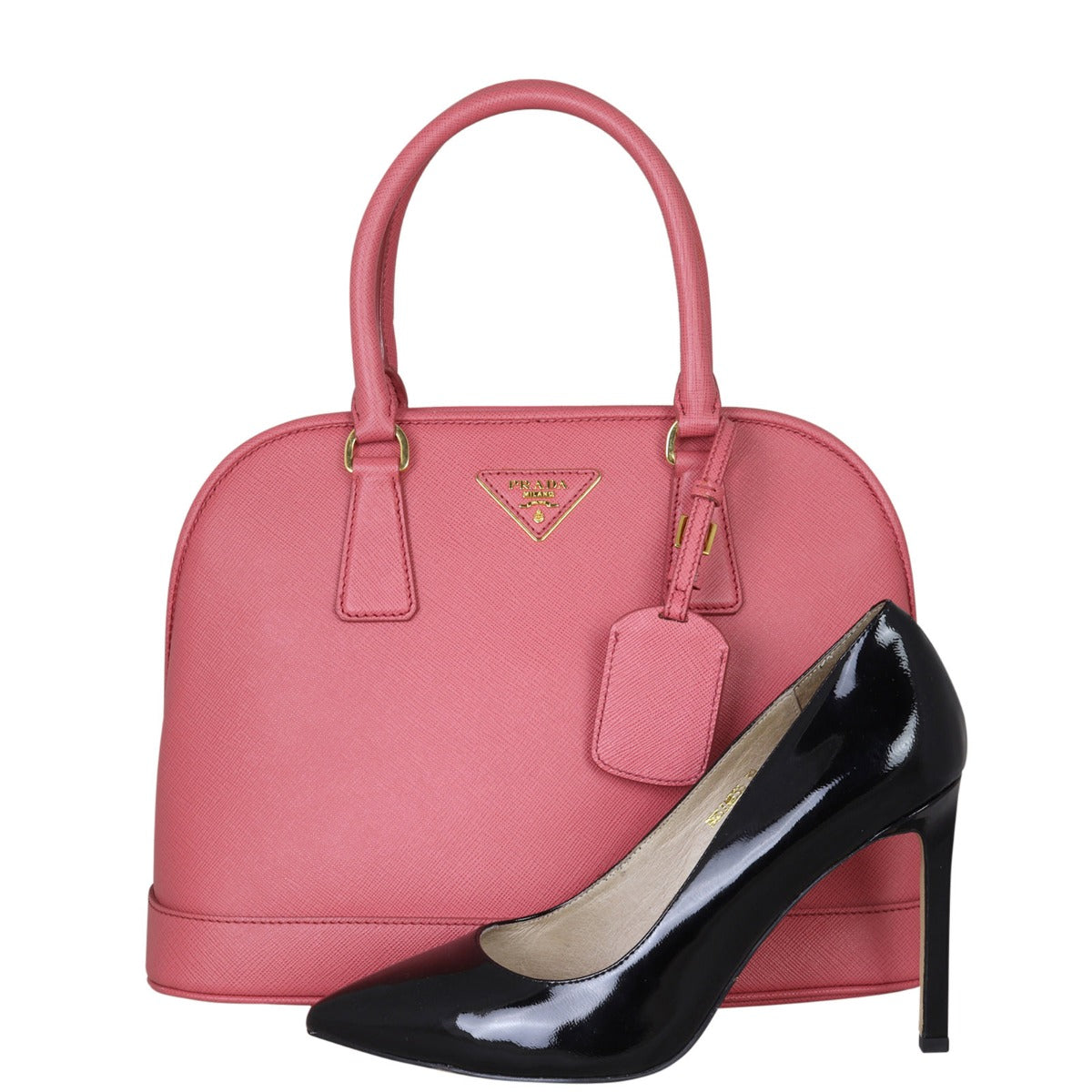 Prada Saffiano Lux Promenade Small Shoe