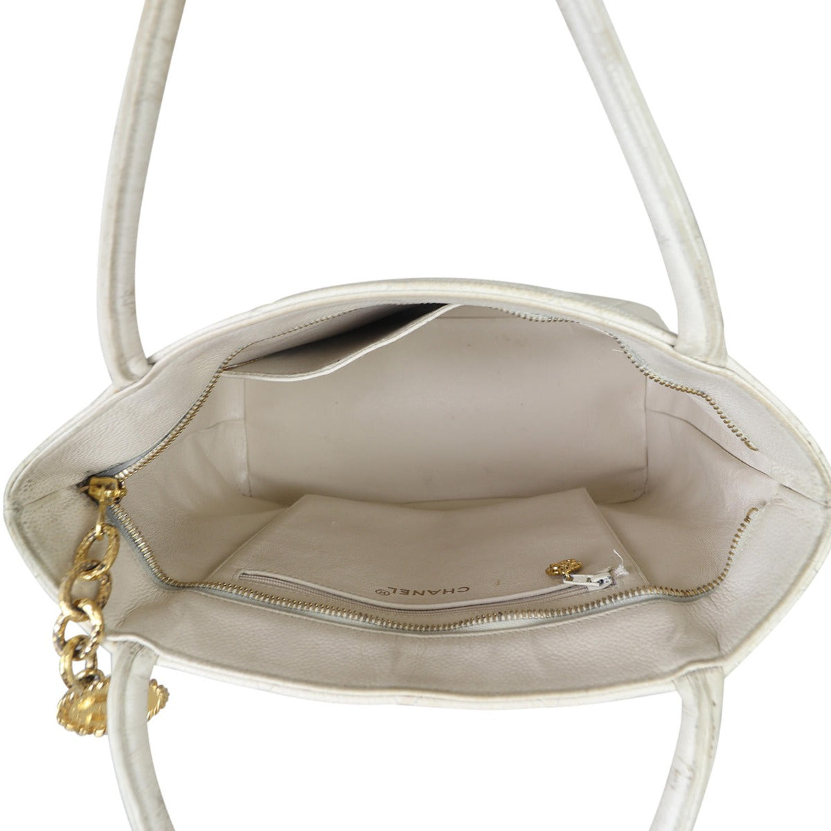 Chanel Medallion Tote Interior