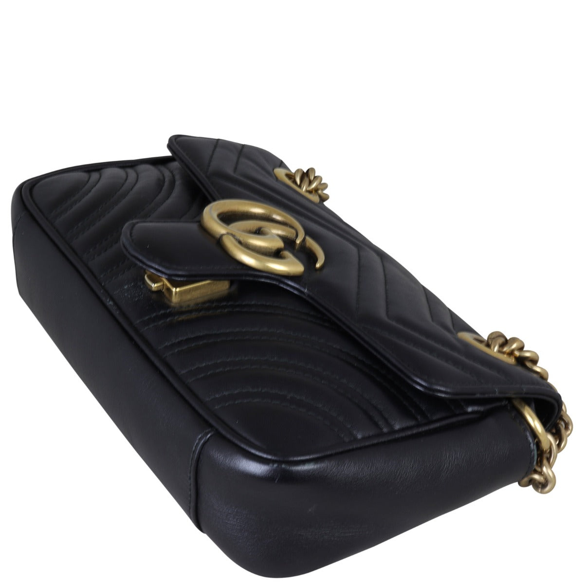 Gucci GG Marmont Matelasse Small Shoulder Bag Corner Distance