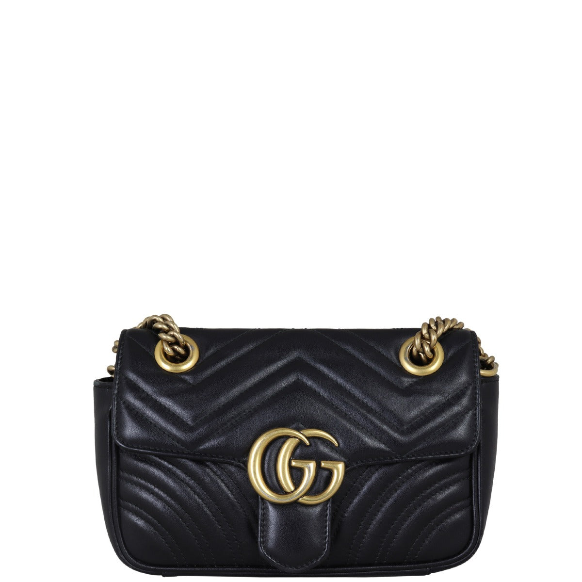 Gucci GG Marmont Matelasse Small Shoulder Bag Front