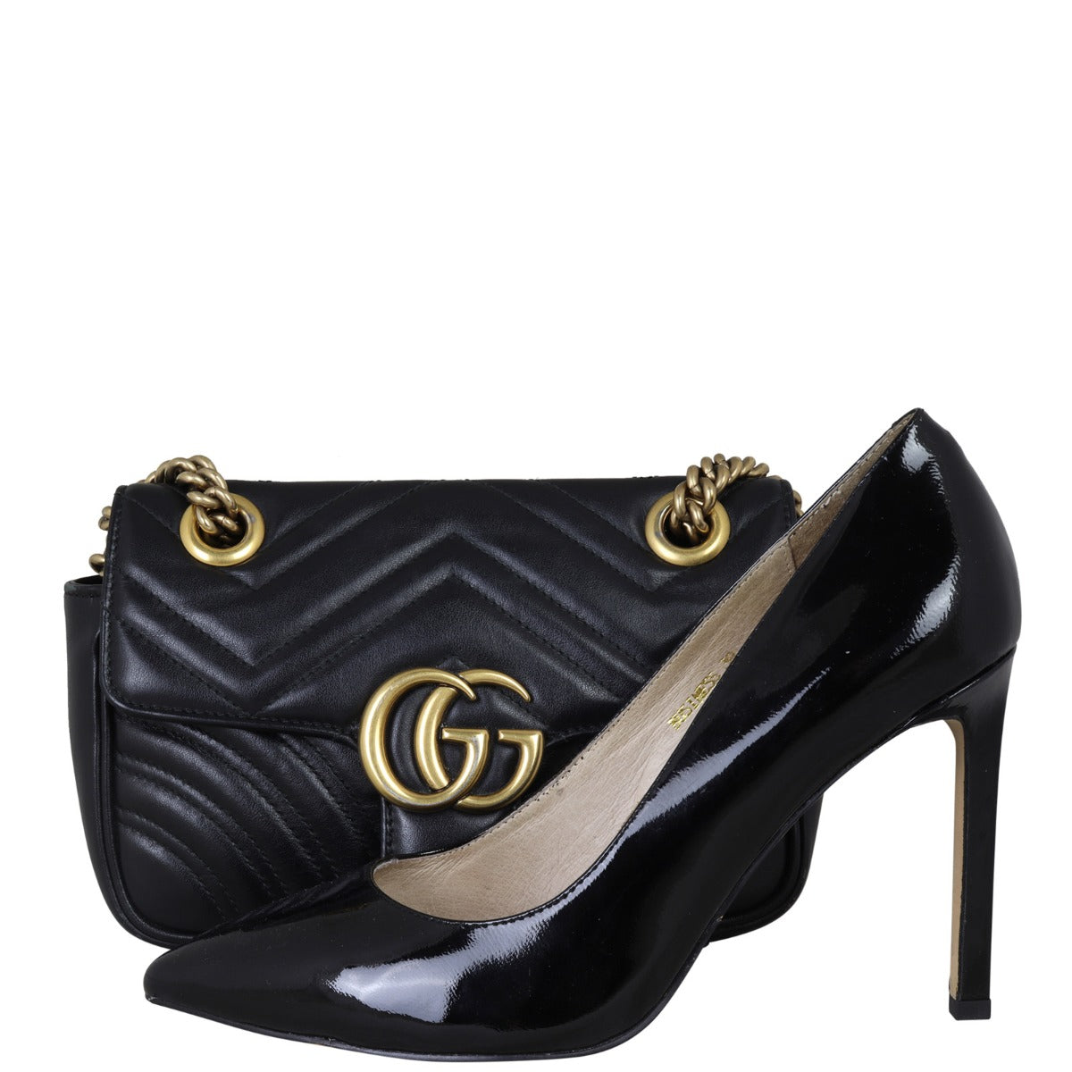 Gucci GG Marmont Matelasse Small Shoulder Bag Shoe