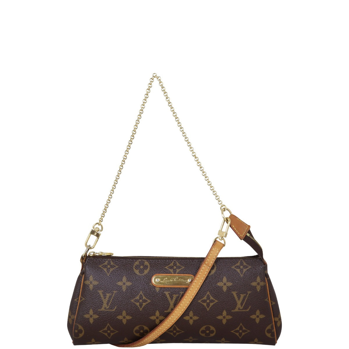 Louis Vuitton Eva Pochette Monogram Front Showing Strap
