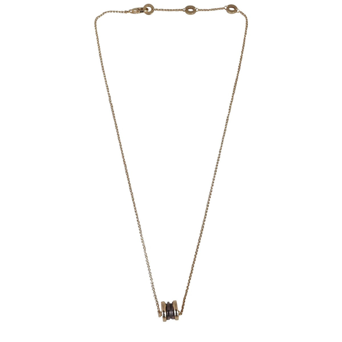 Bvlgari B.Zero.1 18k Rose Gold Cermet Necklace