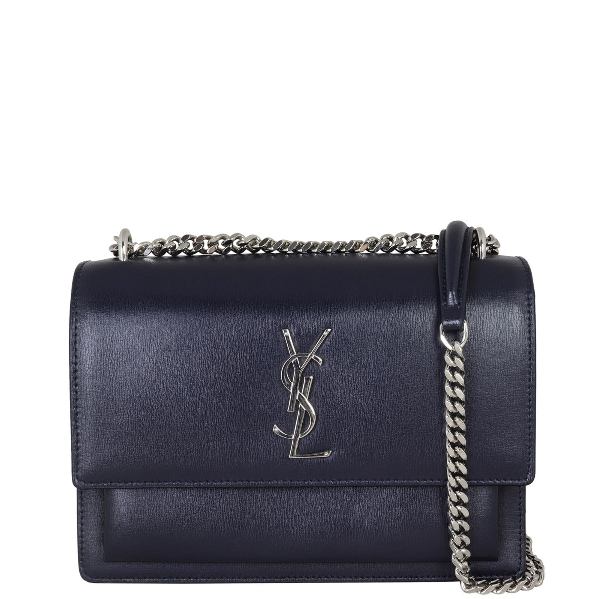 Saint Laurent Sunset Medium Front Showing Chain