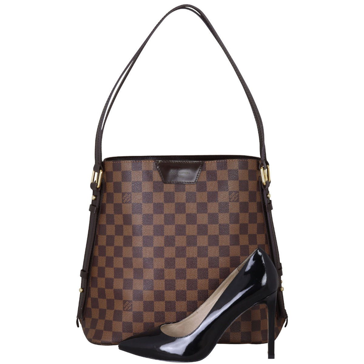 Louis Vuitton Rivington Cabas Damier Ebene Shoe