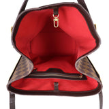 Louis Vuitton Rivington Cabas Damier Ebene Whole Interior