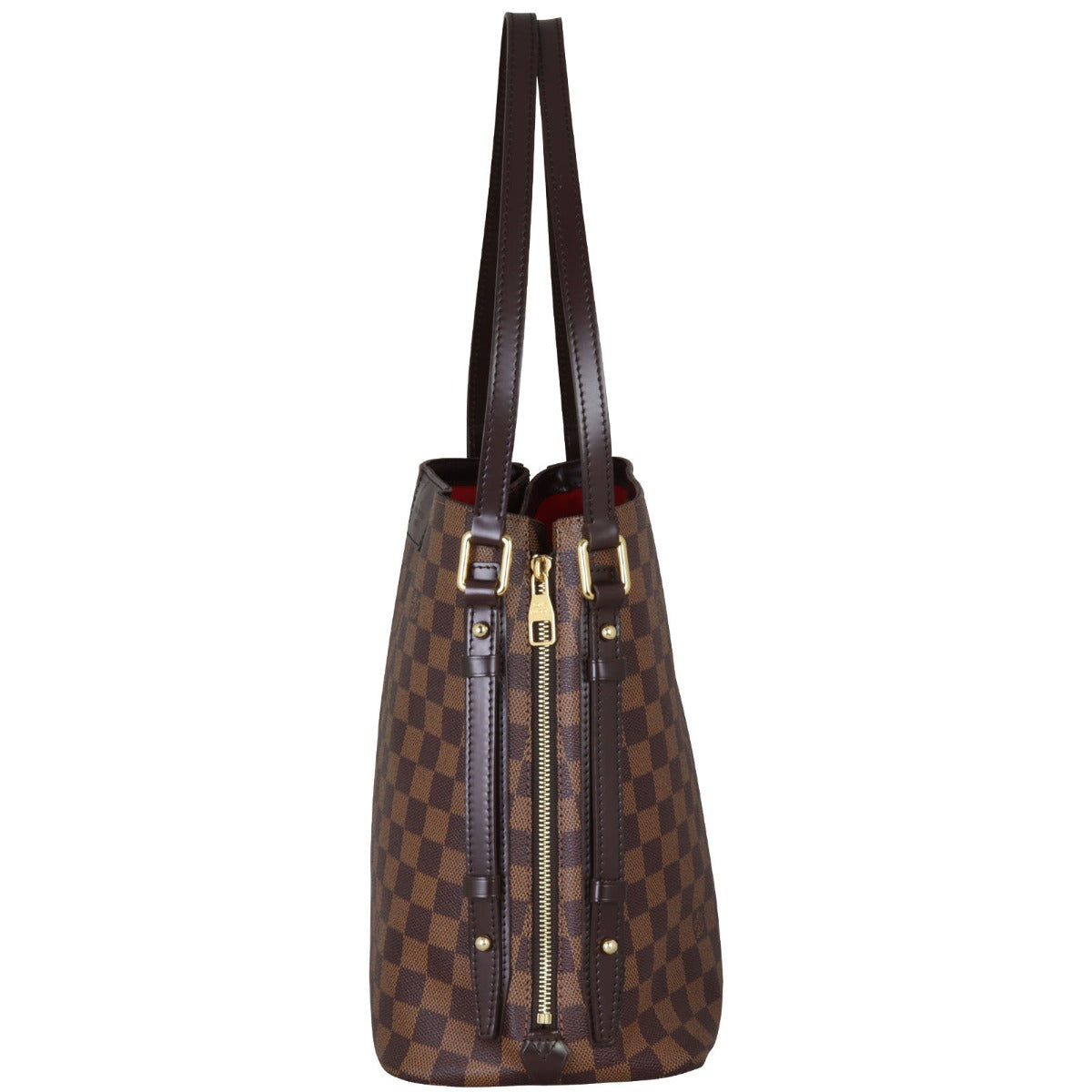 Louis Vuitton Rivington Cabas Damier Ebene Side