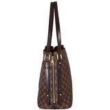 Louis Vuitton Rivington Cabas Damier Ebene Side