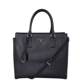 Prada Saffiano Galleria Bag Front Showing Strap