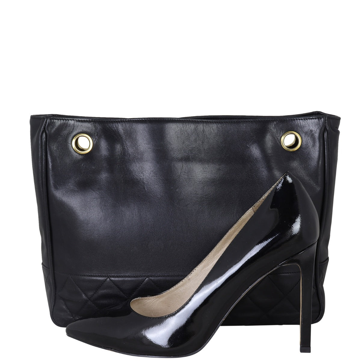 Chanel Vintage Shopping Tote Shoe