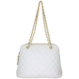 Chanel Vintage Quilted Shoulder Bag Front