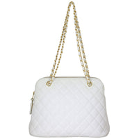 Chanel Vintage Quilted Shoulder Bag Front