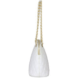 Chanel Vintage Quilted Shoulder Bag Side