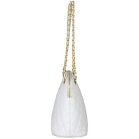 Chanel Vintage Quilted Shoulder Bag Side