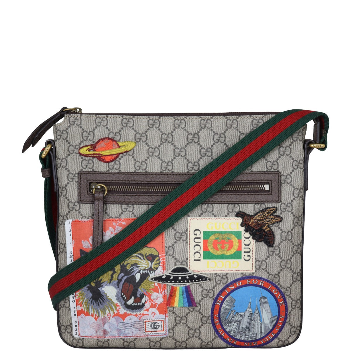 Gucci Soft GG Supreme Courrier Messenger Front With Strap