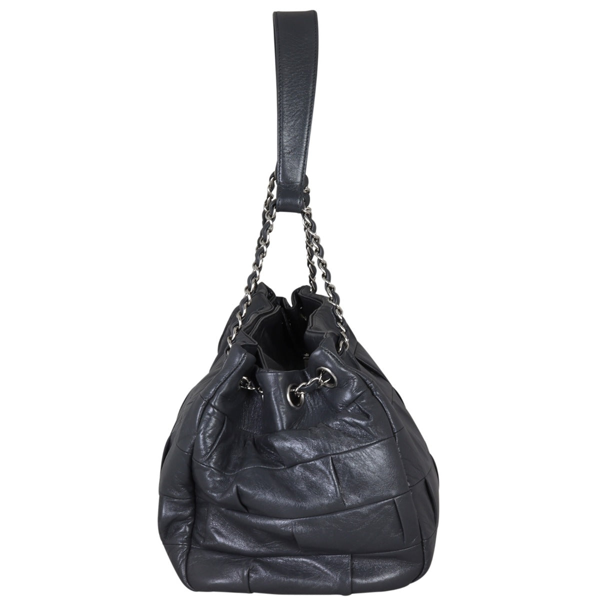 Chanel Igloo Accordion Tote Side