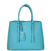 Prada Saffiano Cuir Double Bag Large Front