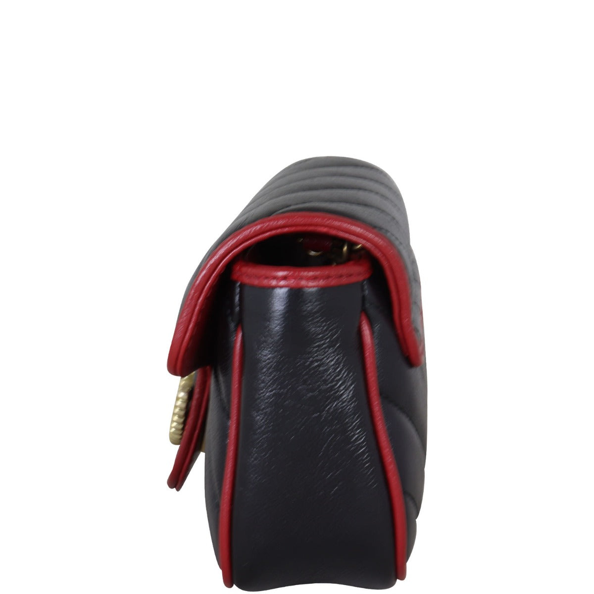 Gucci GG Marmont Super Mini Shoulder Bag Side