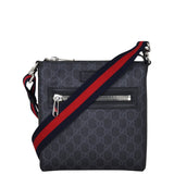 Gucci GG Supreme Messenger Bag Front With Strap