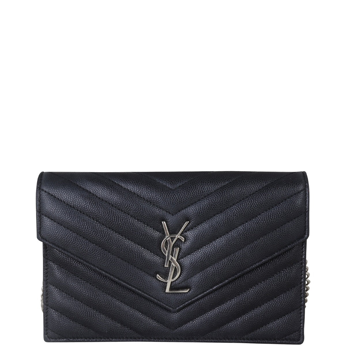 Saint Laurent Envelope Chain Wallet Front