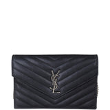 Saint Laurent Envelope Chain Wallet Front