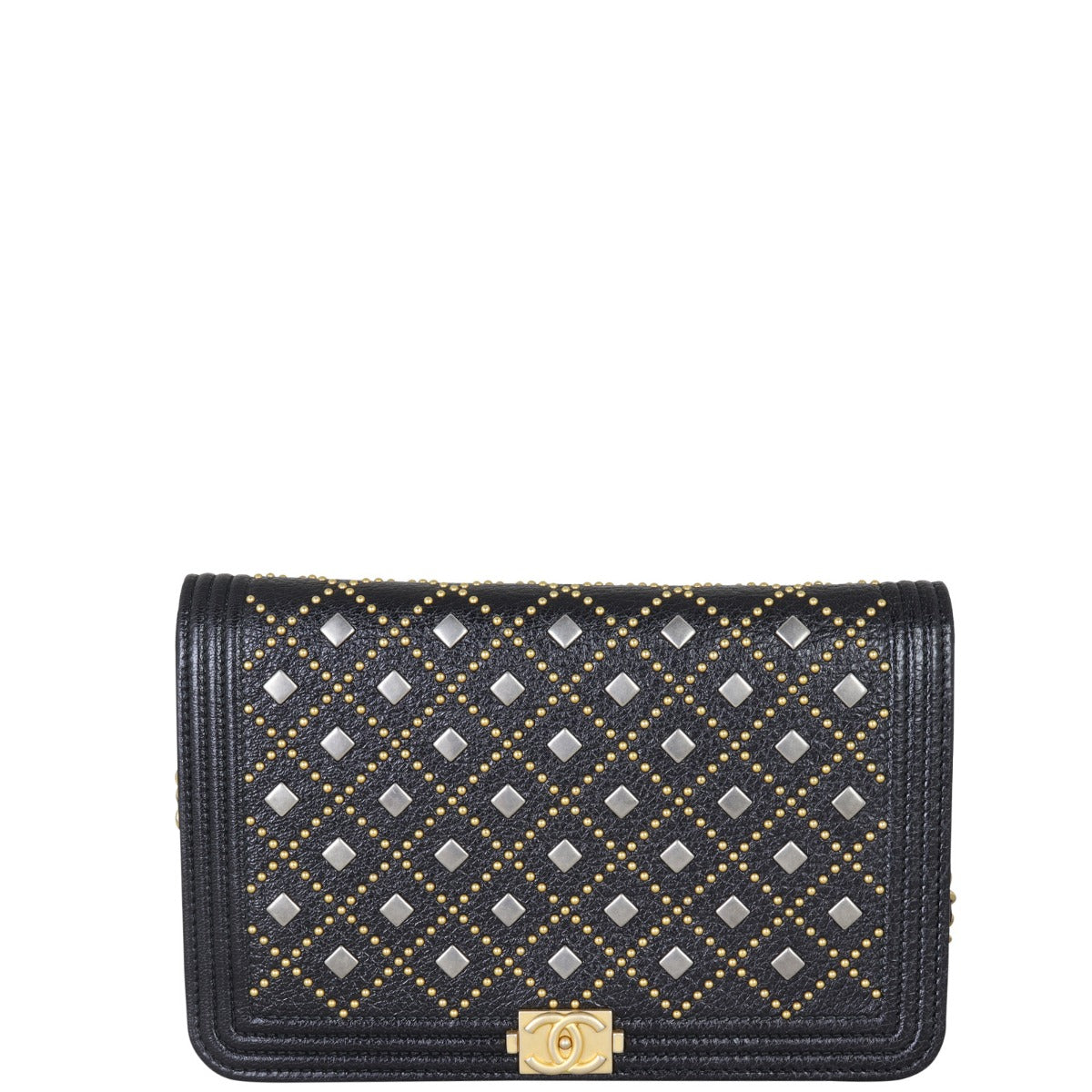 Chanel Boy Wallet on Chain Front