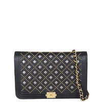 Chanel Boy Wallet on Chain Front With Chain