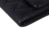 Chanel Classic Flap Long Wallet Corner Close Up