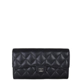 Chanel Classic Flap Long Wallet Front