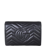 Gucci GG Marmont Matelasse Chain Wallet Back