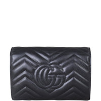 Gucci GG Marmont Matelasse Chain Wallet Back