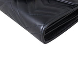 Gucci GG Marmont Matelasse Chain Wallet Corner Close Up