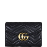 Gucci GG Marmont Matelasse Chain Wallet Front