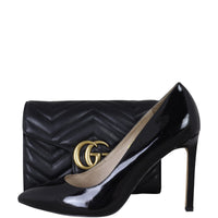 Gucci GG Marmont Matelasse Chain Wallet Shoe