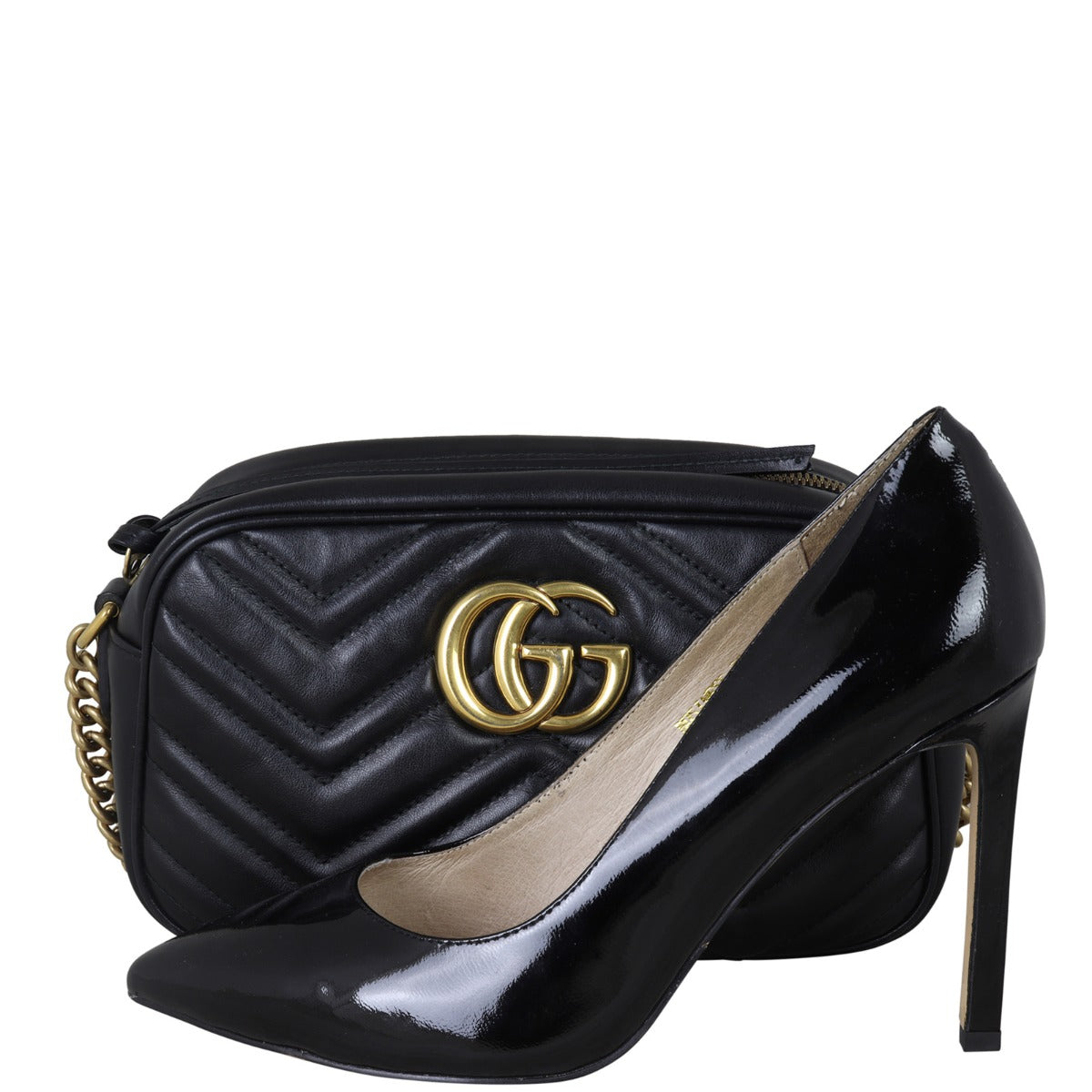 Gucci GG Marmont Small Camera Bag Shoe