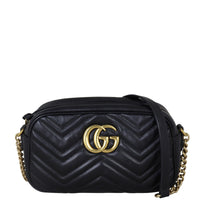 Gucci GG Marmont Small Camera Bag Front With Strap