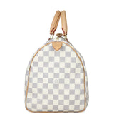 Louis Vuitton Speedy 35 Damier Azur Side