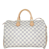 Louis Vuitton Speedy 35 Damier Azur Front