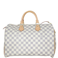 Louis Vuitton Speedy 35 Damier Azur Front