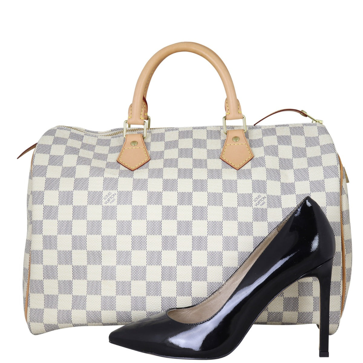 Louis Vuitton Speedy 35 Damier Azur Shoe