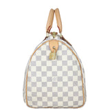 Louis Vuitton Speedy 35 Damier Azur Side