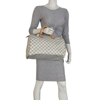 Louis Vuitton Speedy 35 Damier Azur Mannequin