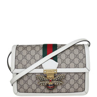 Gucci GG Supreme Queen Margaret Shoulder Bag Front With Strap