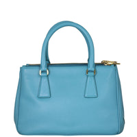 Prada Saffiano Lux Galleria Double Zip Tote Mini Back
