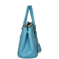 Prada Saffiano Lux Galleria Double Zip Tote Mini Side