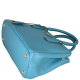 Prada Saffiano Lux Galleria Double Zip Tote Mini Corner Distance