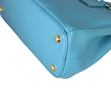 Prada Saffiano Lux Galleria Double Zip Tote Mini Corner Close Up