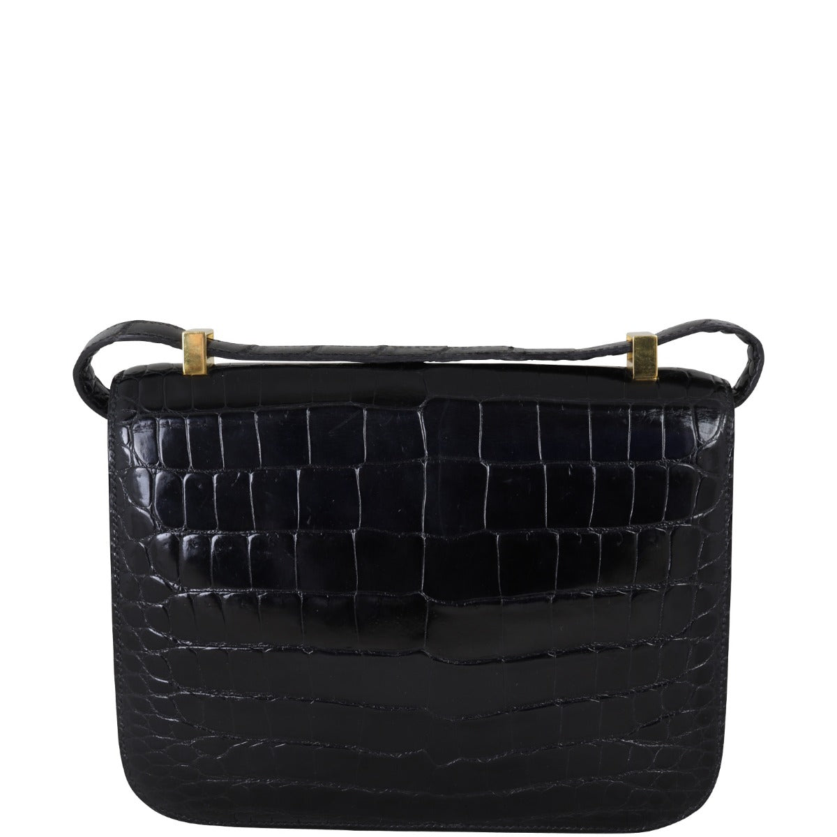 Hermes Constance 23 Porosus Crocodile Back