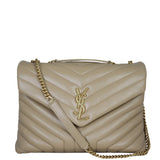 Saint Laurent Loulou Medium Front With Strap